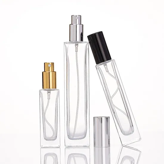 Frascos de perfume de vidro de cristal recarregáveis vazios de 10 ml 30 ml por atacado