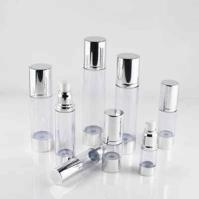 Frasco cosmético 10ml, 30ml, 50ml, 80ml, 120ml como frasco sem ar para embalagens de cosméticos